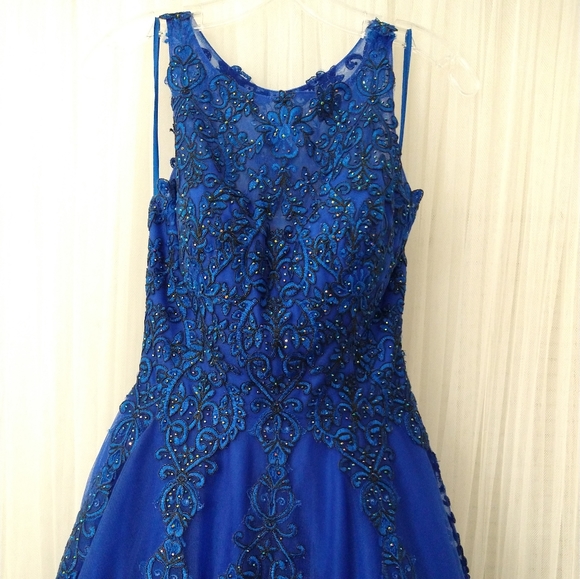 Camille La Vie Blue Prom/Special Event Dress - Picture 6 of 9